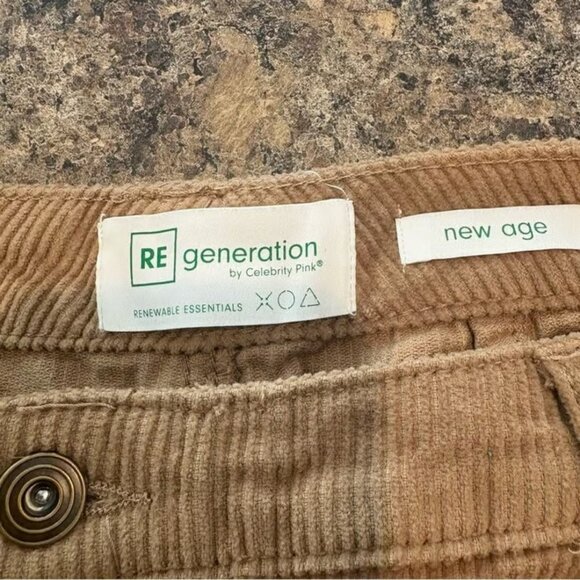 Regeneration Tan Corduroy Carpenter Straight Leg Pants Size 13/31 - Picture 5 of 7